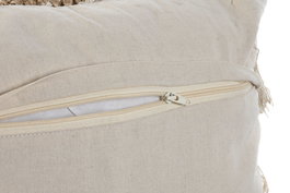 DKD Home Decor India 1c24 Cojín Boho 45 x 45 cm Algodón Yute (2 Unidades)