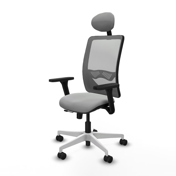 PIQUERAS Y CRESPO Silla de oficina Zulema Gris con mecanismo Sincro/Traslack PIQUERAS Y CRESPO Silla de oficina Zulema Gris con mecanismo Sincro/Traslack