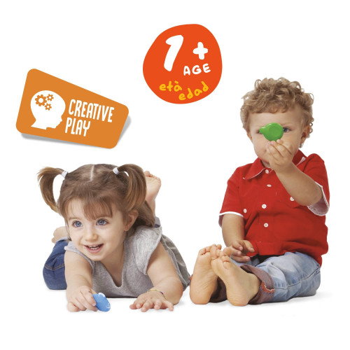 Carioca Teddy Crayons BABY Ceras con Forma de Oso, 6 Unidades Surtidas Carioca Teddy Crayons BABY Ceras con Forma de Oso, 6 Unidades Surtidas