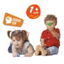 Carioca Teddy Crayons BABY Ceras con Forma de Oso, 6 Unidades Surtidas