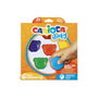 Carioca Teddy Crayons BABY Ceras con Forma de Oso, 6 Unidades Surtidas