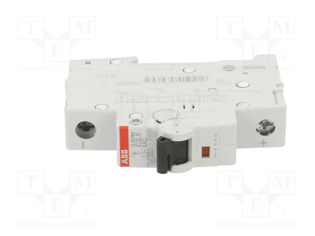 ABB S200M UC S201M-C0.5UC Interruptor magnetotérmico 0,5A 1 polo