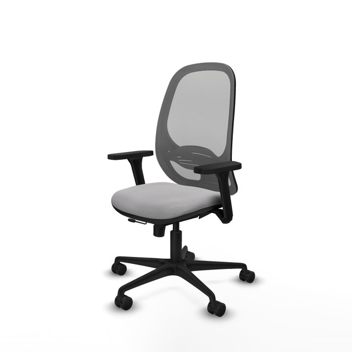 PIQUERAS Y CRESPO Silla de oficina Cilanco con mecanismo Sincro/Traslack Gris