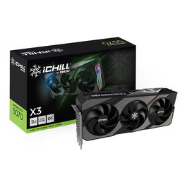 Inno3D iChill GeForce RTX 5070 X3 12GB GDDR7 192-bit PCIe 5.0 Tarjeta Gráfica con 3 Ventiladores y RGB