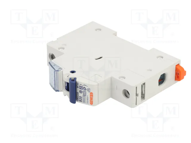 GEWISS MCB Interruptor magnetotérmico 20A 1P 6kA GEWISS MCB Interruptor magnetotérmico 20A 1P 6kA