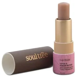 SOULTREE Bálsamo Labial Lotus y Kokum Reparador 3,5Gr - Cuidado Labial 100% Natural para Labios Suaves y Elásticos