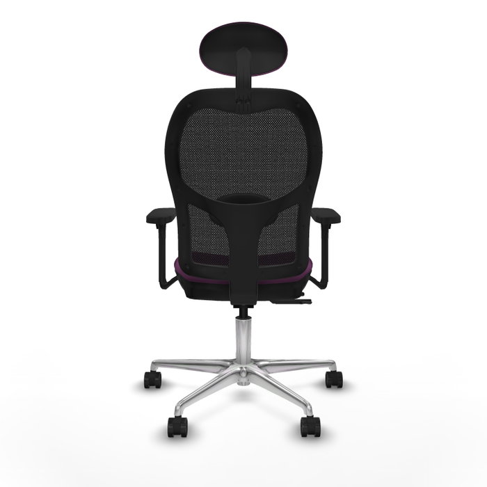 PIQUERAS Y CRESPO Silla de oficina Jorquera con mecanismo Sincro/Traslack, Morado y Negro PIQUERAS Y CRESPO Silla de oficina Jorquera con mecanismo Sincro/Traslack, Morado y Negro