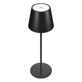 Realpower LED TableLight 360 Lámpara de mesa regulable con batería, Negro