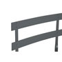DKD Home Decor Mesa Terraza Y Jardin Metal Gris 60 x 71 x 60 cm Set de 3