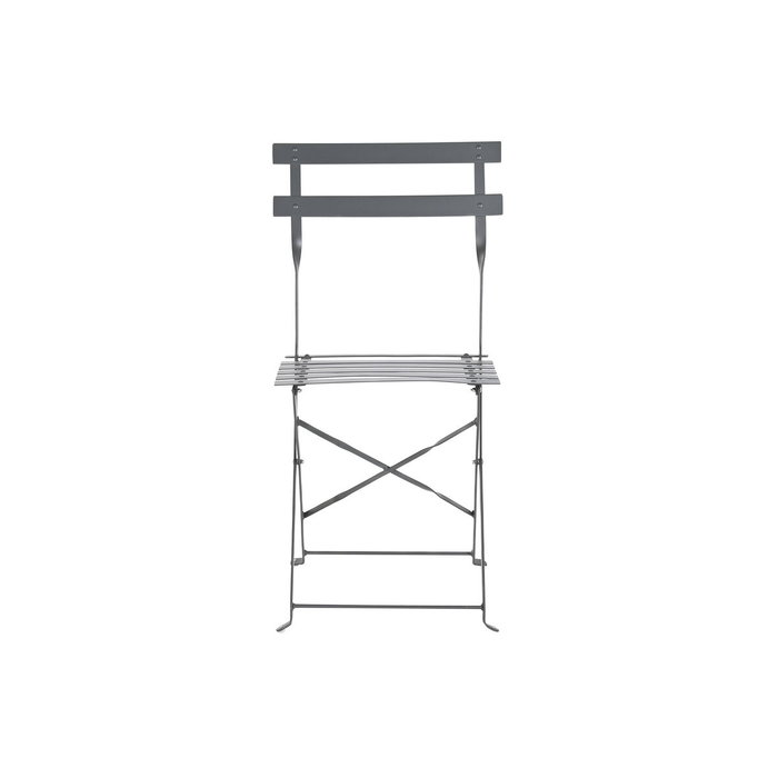 DKD Home Decor Mesa Terraza Y Jardin Metal Gris 60 x 71 x 60 cm Set de 3