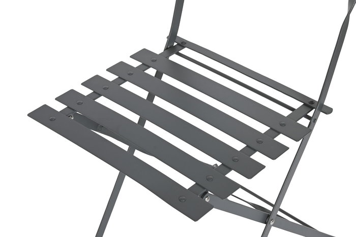 DKD Home Decor Mesa Terraza Y Jardin Metal Gris 60 x 71 x 60 cm Set de 3