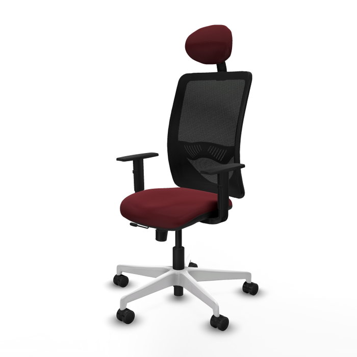 PIQUERAS Y CRESPO Silla de oficina Zulema con Mecanismo Sincro/Traslack, Granate y Negro PIQUERAS Y CRESPO Silla de oficina Zulema con Mecanismo Sincro/Traslack, Granate y Negro