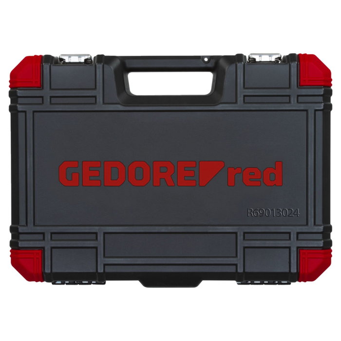 Gedore red Juego de llaves de vaso de 1/2 pulgada, 24 piezas
