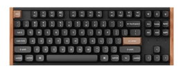 Keychron K8H-F1 Teclado Gaming 75% Magnetic Wood Black RGB