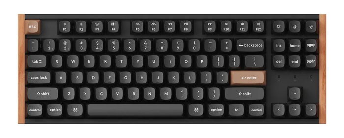 Keychron K8H-F1 Teclado Gaming 75% Magnetic Wood Black RGB Keychron K8H-F1 Teclado Gaming 75% Magnetic Wood Black RGB