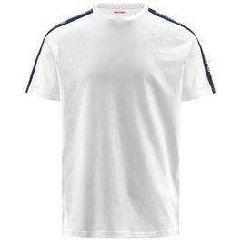 Camiseta de Manga Corta Hombre Kappa Gramio Blanco