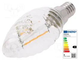 PHILIPS Lámpara LED E14 Blanco Cálido 2W 250lm