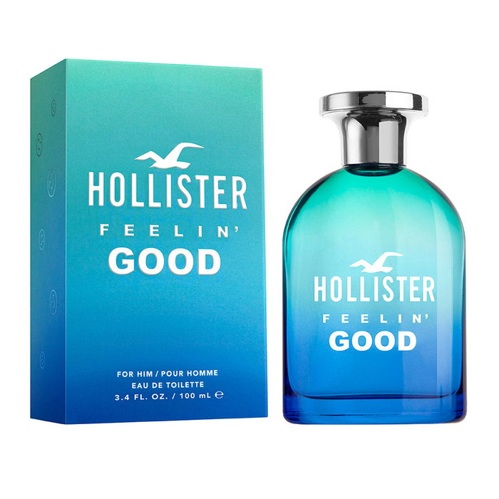 Hollister FEELIN' GOOD FOR HIM Eau de Toilette - Colonia Vaporizador para Hombre, 100 ml