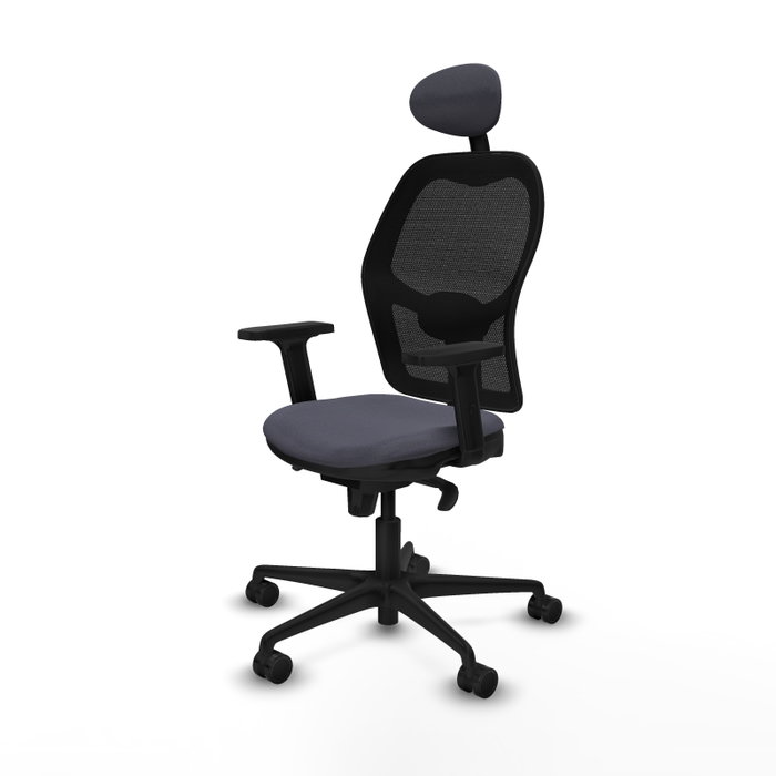 PIQUERAS Y CRESPO Silla de oficina Jorquera Gris oscuro y Negro PIQUERAS Y CRESPO Silla de oficina Jorquera Gris oscuro y Negro