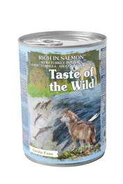 Taste of the Wild Canine Adult Senior Salmon Y Pavo Alimento Húmedo para Perros 12x390 gr