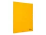 Liderpapel Carpeta Gomas Tres Solapas Cartón Simil Prespan Folio Color Amarillo