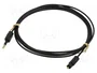 GOOBAY Cable Óptico Toslink Mini 3,5mm a Toslink, 2m