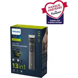 Philips MG7920/15 Serie 7000 Recortador Multiusos 5 W 60 min Carga Rápida 13 Accesorios Gris Oscuro