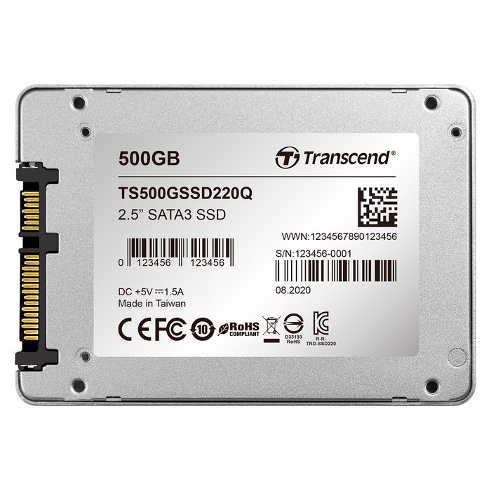Transcend SSD 500GB 2.5" SATA3 Transcend SSD 500GB 2.5" SATA3