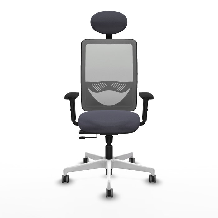 PIQUERAS Y CRESPO Silla de oficina Zulema Gris con mecanismo Sincro/Traslack PIQUERAS Y CRESPO Silla de oficina Zulema Gris con mecanismo Sincro/Traslack