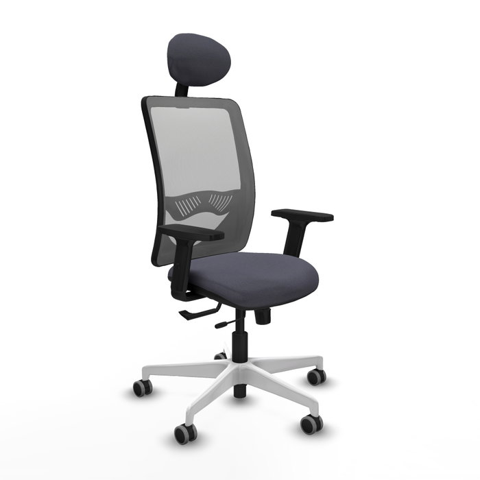 PIQUERAS Y CRESPO Silla de oficina Zulema Gris con mecanismo Sincro/Traslack PIQUERAS Y CRESPO Silla de oficina Zulema Gris con mecanismo Sincro/Traslack