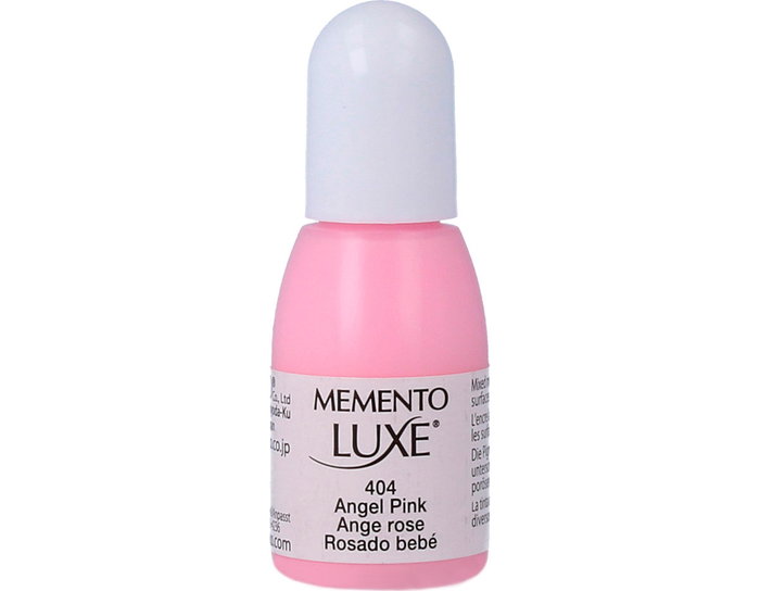 Tsukineko MEMENTO LUXE recarga de tinta color rosado bebé opaca 15ml Tsukineko MEMENTO LUXE recarga de tinta color rosado bebé opaca 15ml
