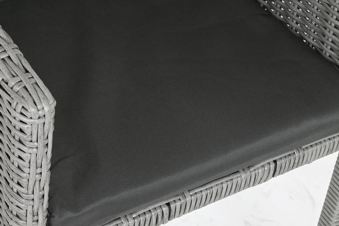 Mesa Terraza Y Jardin DKD Home Decor Gris 90 x 72 x 90 cm Set de 5