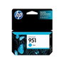 HP Cartucho de Tinta Original 951 Cian Rendimiento Estándar