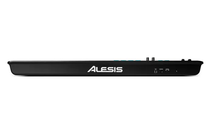 Alesis V61 Mkii Controlador de Teclado USB-MIDI de 61 Teclas Sensibles a la Velocidad con Pads Retroiluminados y Arpegiador, Diseño Ligero Plug-and-Play para Mac/PC