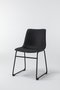 BORDECOR Pack de 2 Sillas Caelum Gris Oscuro con Cosido Dorado
