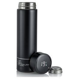Extralink Smart Travel Mug Negro con pantalla LED