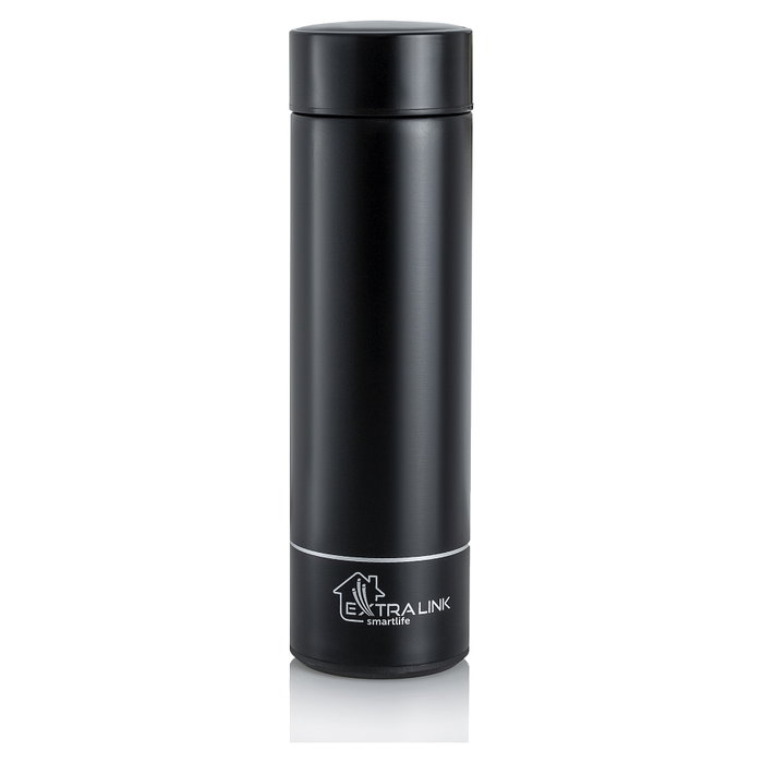 Extralink Smart Travel Mug Negro con pantalla LED