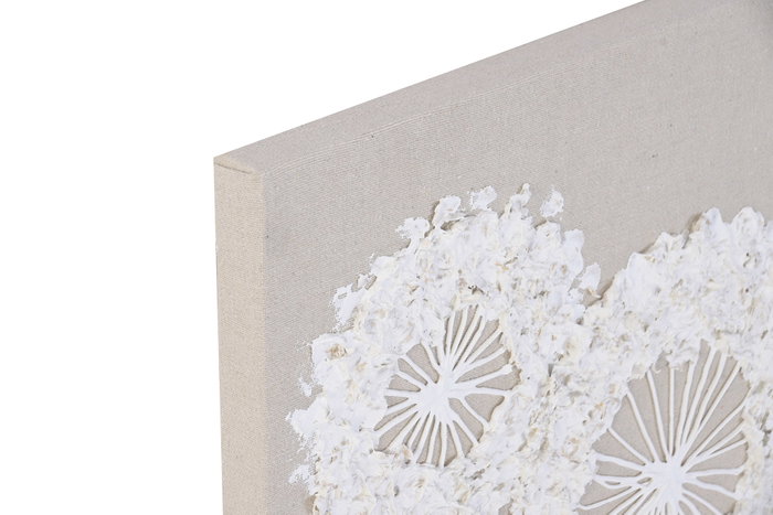 DKD Home Decor Cuadro Lienzo MDF 30x2,5x60 Flores Surtido de 2