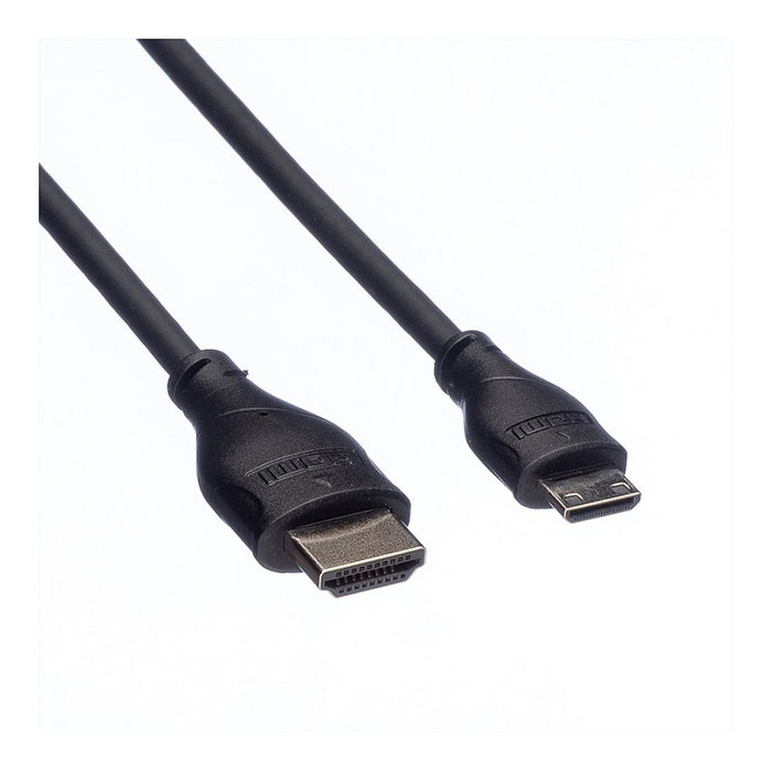 ROLINE Cable HDMI High Speed con Ethernet y Mini HDMI de 2 m