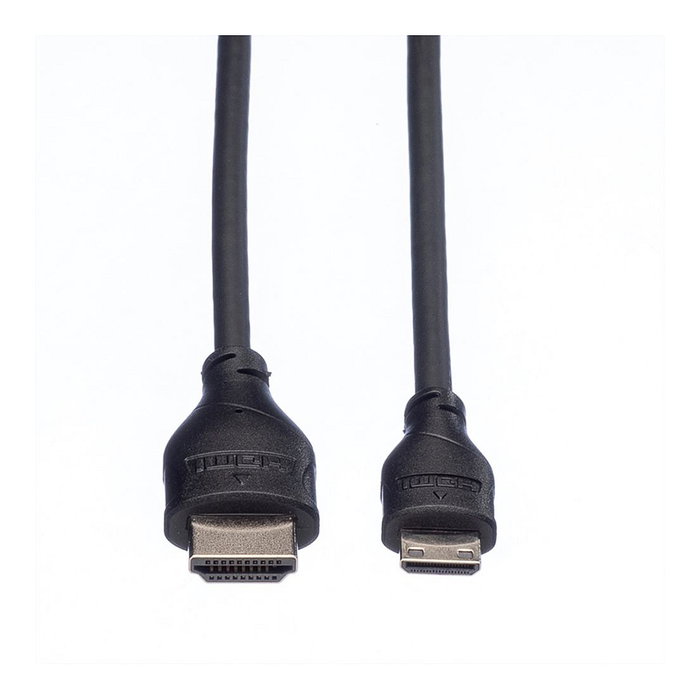 ROLINE Cable HDMI High Speed con Ethernet y Mini HDMI de 2 m