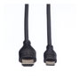 ROLINE Cable HDMI High Speed con Ethernet y Mini HDMI de 2 m