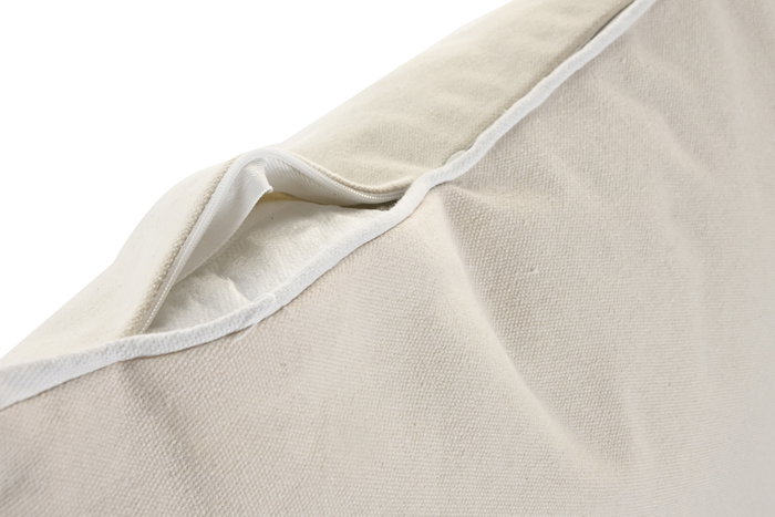 DKD Home Decor Cojín de Poliéster 45x45 cm Crudo Pack de 2