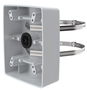 Axis Soporte a Poste T91B57 para postes de 100-410mm, resistente a vandalismo IK10