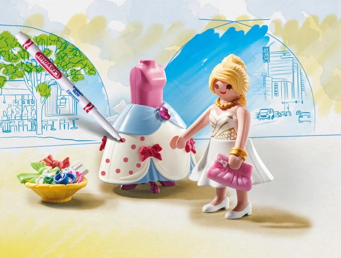Playmobil Diseñadora de Moda Color con Accesorios