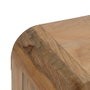 Ixia Mesita de noche de madera de mango natural 45 x 30 x 55 cm