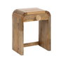 Ixia Mesita de noche de madera de mango natural 45 x 30 x 55 cm