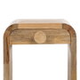 Ixia Mesita de noche de madera de mango natural 45 x 30 x 55 cm
