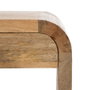 Ixia Mesita de noche de madera de mango natural 45 x 30 x 55 cm