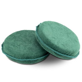 Abc TW53631 Kit Almohadillas Aplicadoras de Pulido Algodón con Base de Esponja Foam, Paquete de 2 Unidades