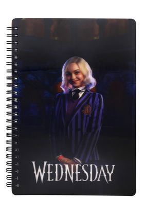 Enid Libreta Espiral Efecto 3D A5 Wednesday